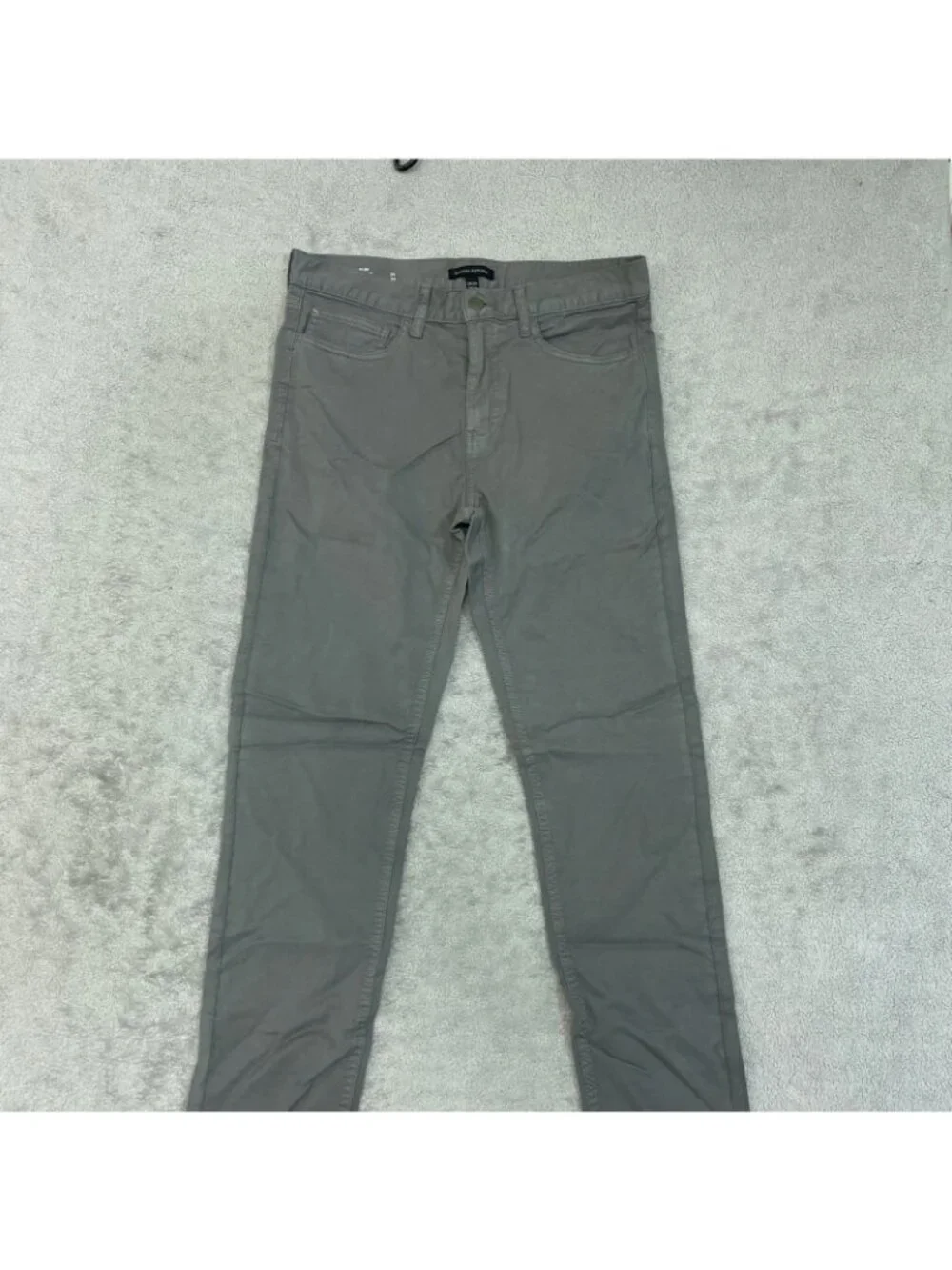 NWOT Banana Republic 5 Pocket Men's 34x34 Slim  Gray Chino Pants Cotton Blend